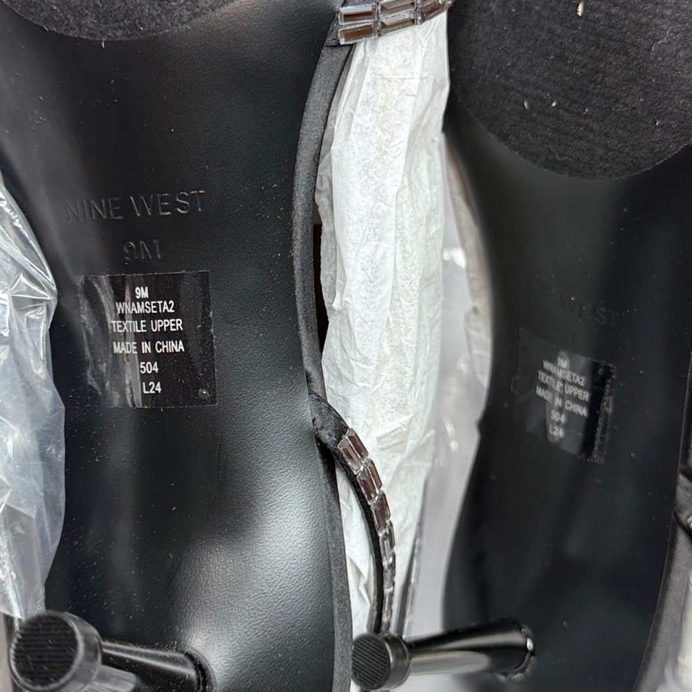 Nine West Women’s Amseta Strappy Embellished Stilettos- Size 9 - Picture 12 of 12